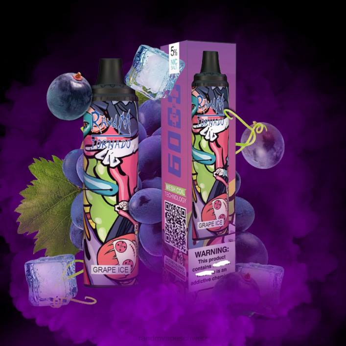Fumot RandM Vape | RandM Tornado 00P2280 6000 Airflow Control Vape Pod Gerät 1St Pina Colada Rum